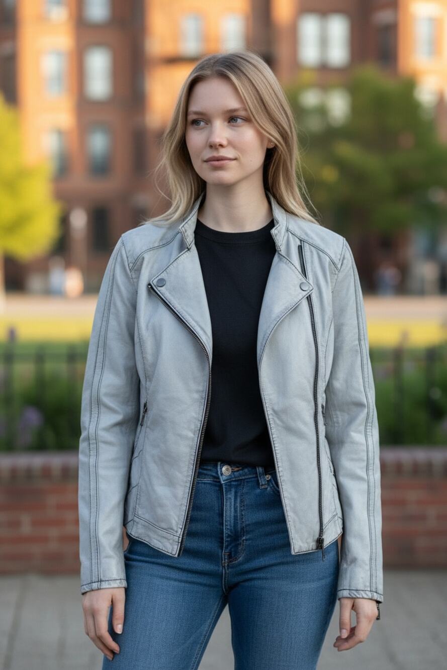 Wilson Leather Biker Jacket